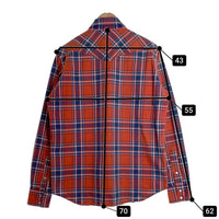 IRON HEART アイアンハート 23SS 5OZ SELVEDGE MADRAS CHECK WORK SHIRT 5オンス セルビッチ マドラス 長袖 チェックシャツ レッド Size L 福生店