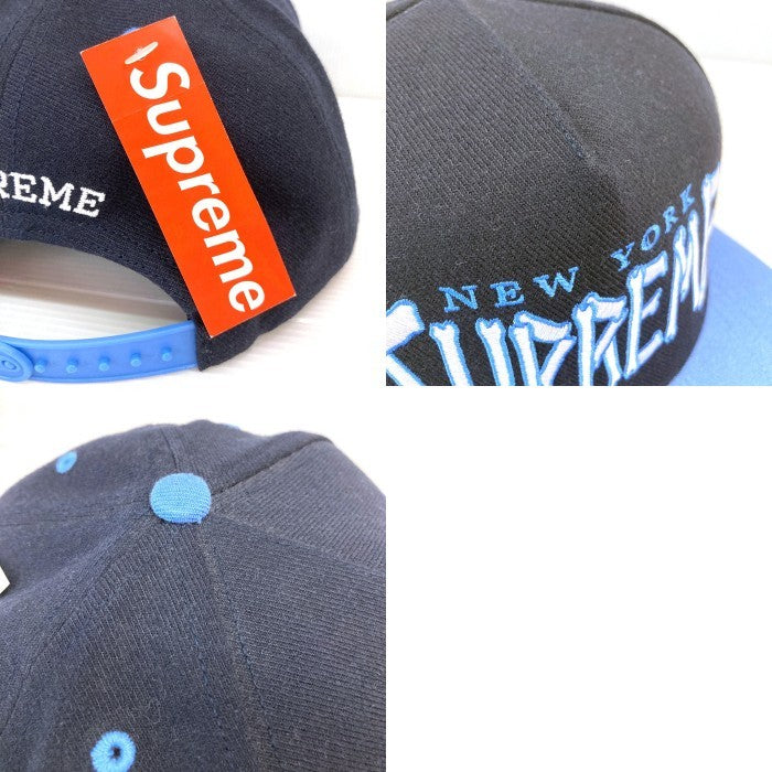 Supreme シュプリーム 21SS Bone Logo 5-PANEL ボーンロゴ 5パネルキャップ ネイビー 瑞穂店