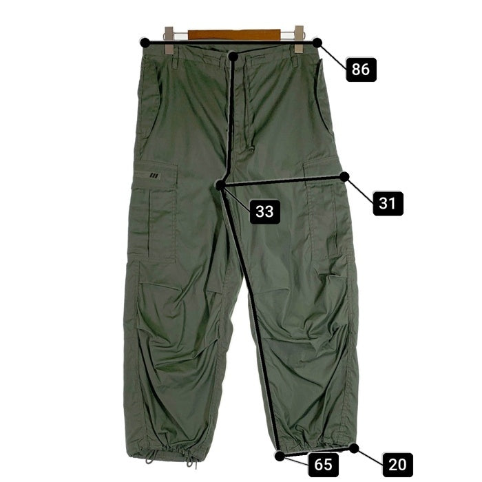 WTAPS ダブルタップス 23SS MILT0001 TROUSERS ミリタリー トラウザー カーゴパンツ オリーブ 231WVDT-PTM03 Size 03 福生店