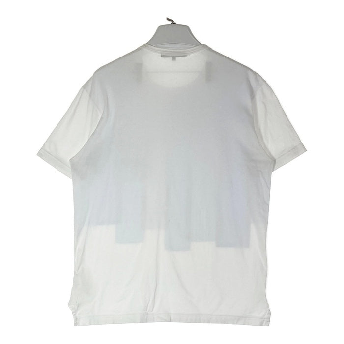 COMME des GARCONS HOMME コムデギャルソンオム HS-T004 AD2016 ストライプ シャツ生地 切り替え Tシャツ カットソー ブルー sizeS 瑞穂店