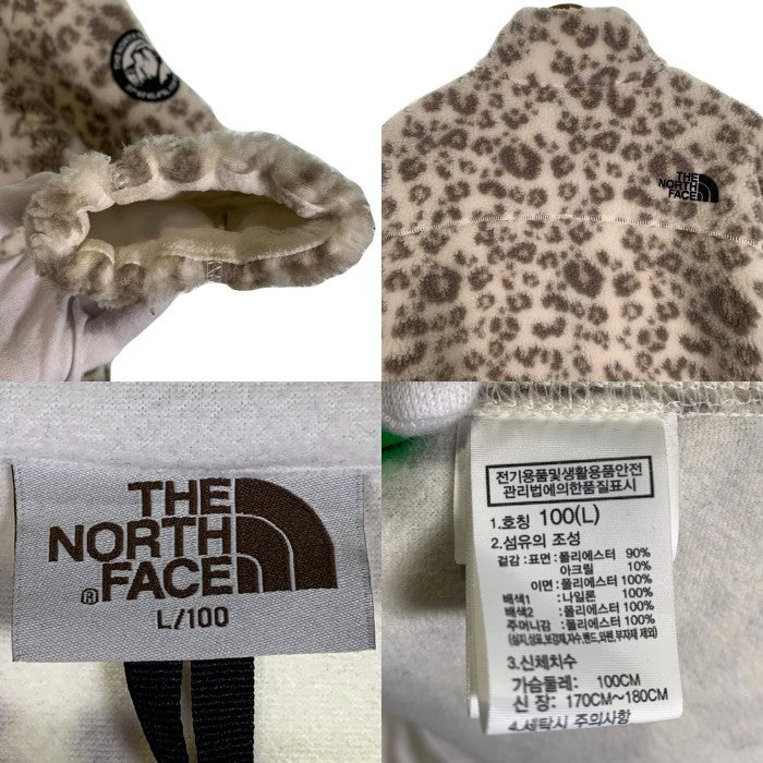 THE NORTH FACE WHITE LABEL ノースフェイス ホワイトレーベル NOBELTY RIMO FLEECE JACKET ノベルティリモフリースジャケット レオパード NJ4FN51J Size L (100) 福生店