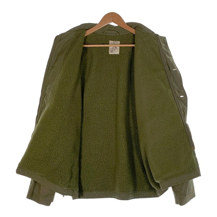 80's U.S.NAVY 米海軍 A-2 デッキジャケット オリーブ バックステンシル YKK 85年会計 Size XL 福生店