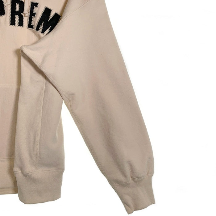 SUPREME シュプリーム 21AW Pearl Logo Hooded Sweatshirt パールロゴ プルオーバー フーディー パーカー ナチュラル Size L 福生店