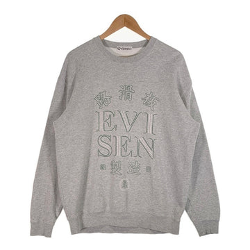 EVISEN SKATEBORDS エビセン 路滑板 プリント スウェットクルーネックトレーナー グレー Size L 相当 福生店
