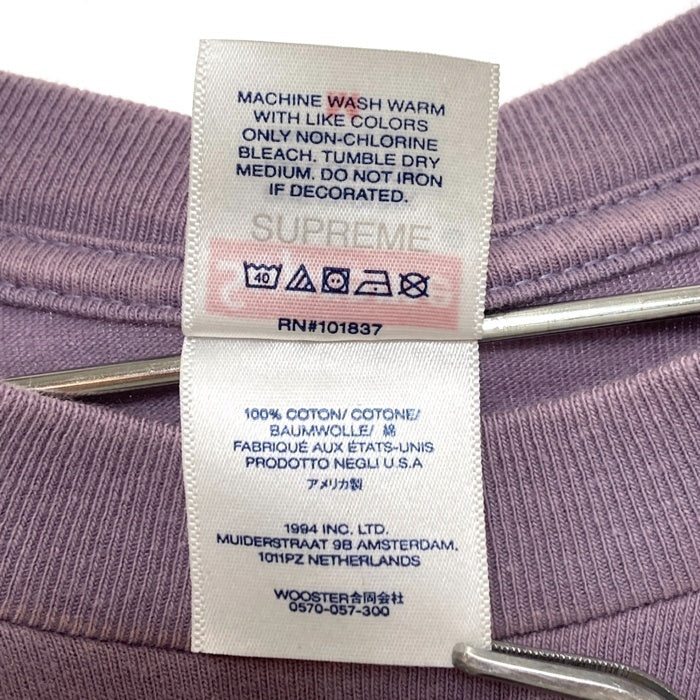 Supreme シュプリーム 24SS Futura Box Logo Tee Dusty Purple 半袖 Tシャツ パープル Size M 瑞穂店