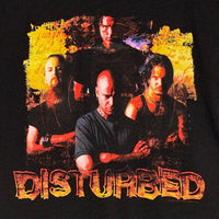 00's DISTURBED ディスターブド madness is the gift プリントTシャツ ブラック 2000コピーライト giant Size L 福生店