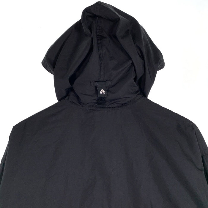 90’s NIKE ACG ナイキ アノラック プルオーバーパーカー ブラック レッド ポリエステル Size XL 福生店