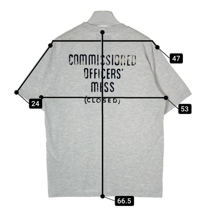 AVIREX アヴィレックス フロッキープリント SCHOOL Tシャツ グレー sizeM 瑞穂店