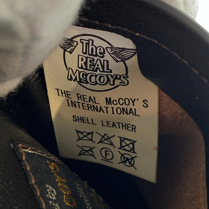 The Real McCOY'S リアルマッコイズ A-2 レザーフライトジャケット ホースハイド シールブラウン ホイッスル付 McCOY CLOTHING Size 40 福生店