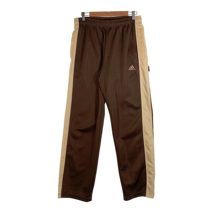 00's adidas アディダス CLIMALITE サイドライン トラックスーツ ジャケット パンツ セット ジャージ ブラウン JD1015 Size JP O 福生店