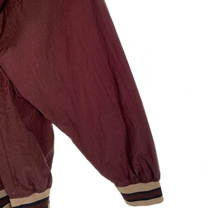 NIKE ナイキ ナイロン プルオーバーウォームアップジャケット Vネック ブラウン Size XL 相当 福生店