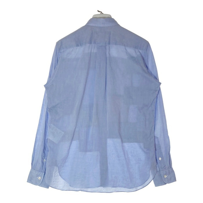 JUNYA WATANABE COMME des GARCONS MAN ジュンヤワタナベ コムデギャルソンマン AD2015 WQ-B011 リネン混パッチワーク 長袖シャツ ブルー sizeS 瑞穂店