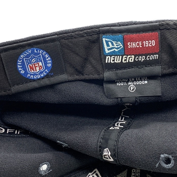 90's New Era ニューエラ NFL ニューヨーク・ジェッツ 59FIFTY ベースボールキャップ ブラック コットン USA製 Size 7 5/8 (60.6cm) 福生店
