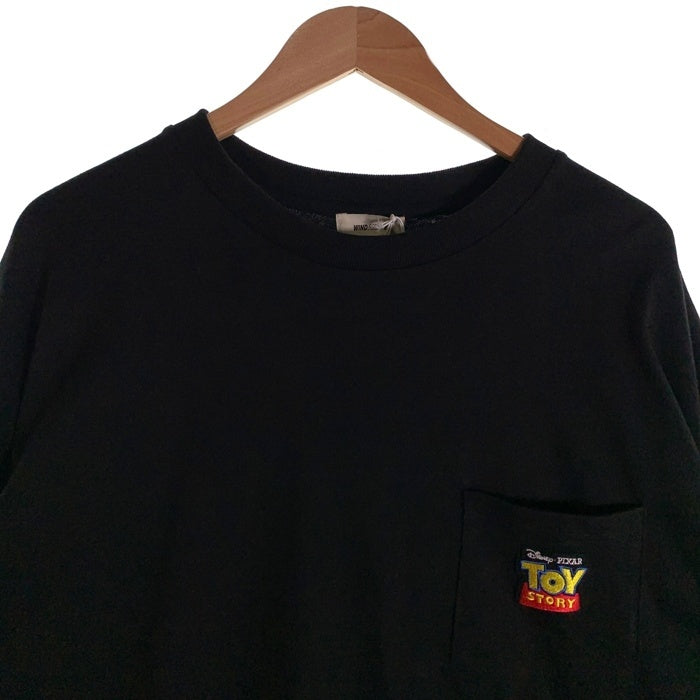 WIND AND SEA ウィンダンシー TOY STORY トイストーリー 長袖 ポケット Tシャツ ロンT ブラック WDS-C-TSR-26-Q3-CS-04 Size XL 福生店