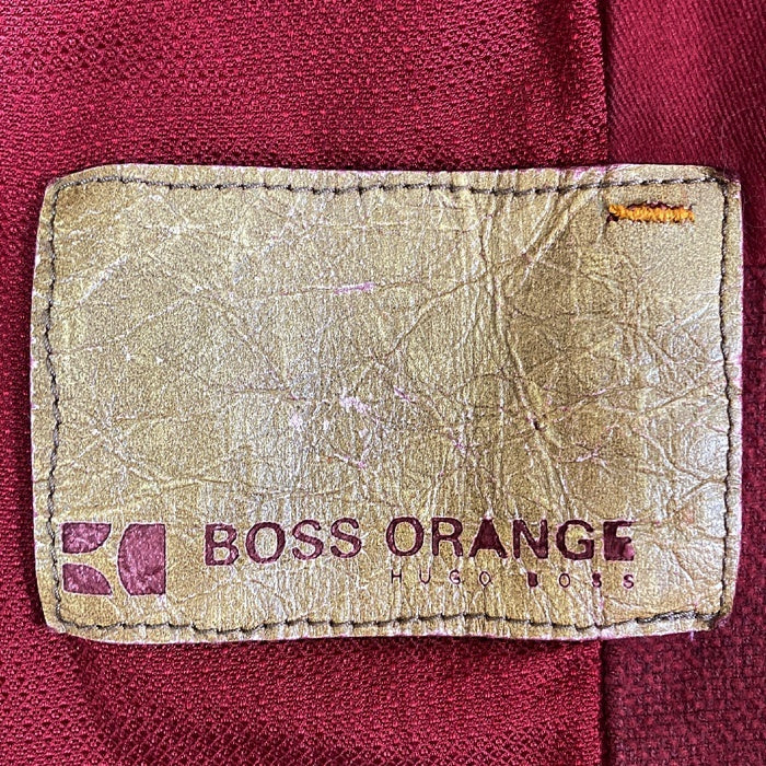 HUGO BOSS ORANGE ヒューゴボスオレンジ エルボーパッチ コットンジャケット レッド size50 瑞穂店