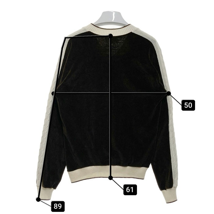 80`s Sears シアーズ KINGS ROAD ベロア Vネック セーター ブラウン Size - 瑞穂店