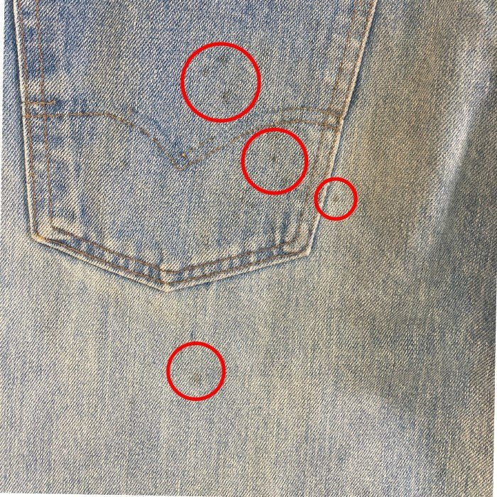 Levi’s リーバイス  20517-0217 80s オレンジタブ USA製 ボタン裏刻印8 カットオフ デニム ハーフパンツ インディゴ size32 瑞穂店