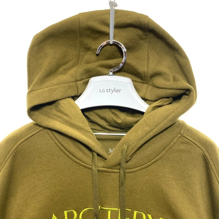 ARC'TERYX アークテリクス 刺繡ロゴ プルオーバースウェットパーカー オリーブ 16427-76235 04/15 Size XXL 瑞穂店