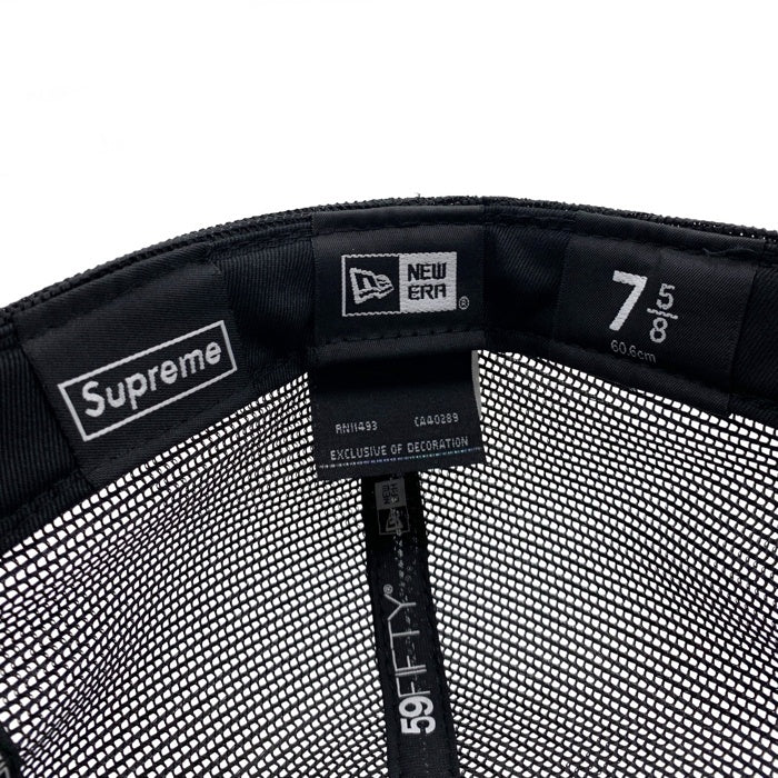 SUPREME シュプリーム 24SS NEW ERA ニューエラ Box Logo Mesh Back New Era メッシュ キャップ ブラック Size 7 5/8 (60.6cm) 福生店