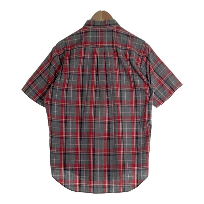 SUGAR CANE シュガーケーン 砂糖黍 シアサッカー チェック 半袖 ワークシャツ ホワイト SC31658 Size M 福生店