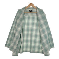 STUSSY ステューシー チェック フランネルシャツ グリーン インド製 Size L 福生店