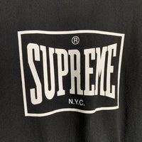 SUPREME シュプリーム 23AW Warm Up Tee ウォームアップ プリントTシャツ ブラック Size XL 福生店