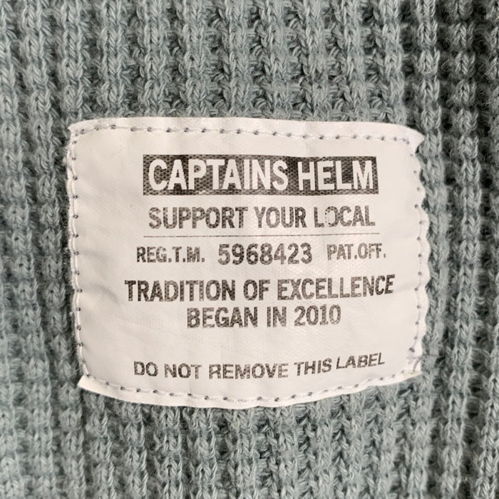 CAPTAINS HELM キャプテンズヘルム 18SS WAFFLE THERMAL L/S TEE ワッフルサーマル 長袖Tシャツ グリーン CH18-SS-SP01 Size L 福生店