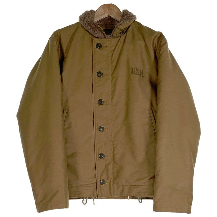 BUZZ RICKSON'S バズリクソンズ 東洋エンタープライズ U,S.NAVY 米海軍 Type N-1 NAVY DEPARTMENT DEMOTEX-ED デッキジャケット カーキ BR15345 Size 38 福生店