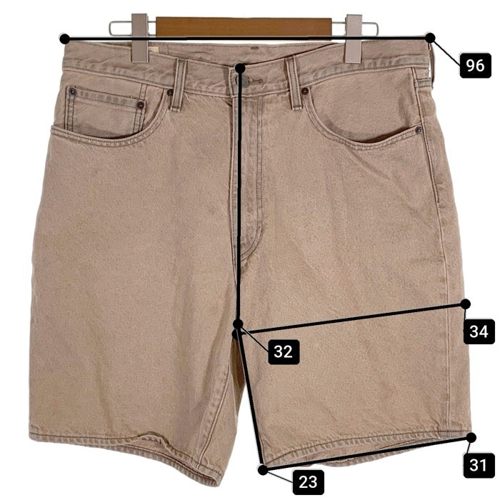 LEVI'S PREMIUM リーバイス 468 Loose ルーズフィット デニムショーツ ショートパンツ ブラウン A8461-0001 Size 36 福生店