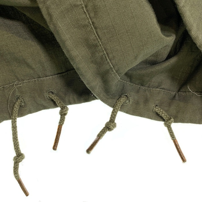 60’s  U.S.ARMY 米軍 ジャングルファティーグ ミリタリーカーゴパンツ リップストップ オリーブ 8405-935-3310 Size L-S 福生店