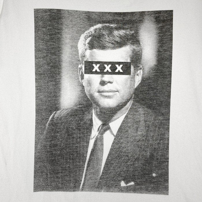 GOD SELECTION XXX ゴッドセレクション JFK ケネディ Tシャツ ホワイト size- 瑞穂店