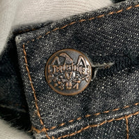 TENDERLOIN テンダーロイン ジッパーフライ ブラックデニムパンツ ジーンズ テーパード 赤耳 TALON Size 32 福生店