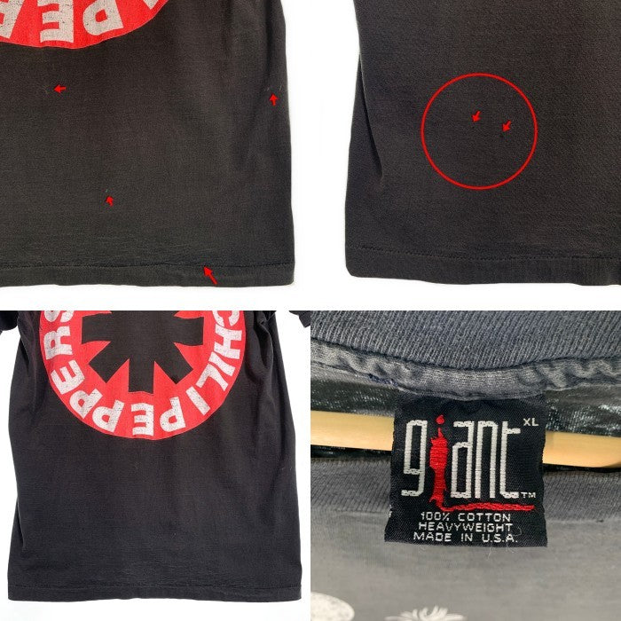 90's Red Hot Chili Peppers レッドホットチリペッパーズ Picasso ピカソ プリントTシャツ ブラック giant Size XL 福生店