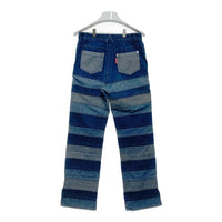 BETTY'S BLUE べティーズブルー SHINJI ABE シンジアベ パッチワーク デニムパンツ ブルー size9 瑞穂店