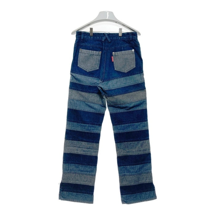 BETTY'S BLUE べティーズブルー SHINJI ABE シンジアベ パッチワーク デニムパンツ ブルー size9 瑞穂店