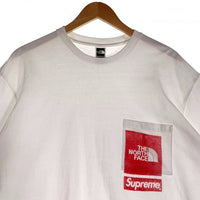 SUPREME シュプリーム THE NORTH FACE ノースフェイス 23SS Pocket Tee 半袖 ポケット Tシャツ ホワイト NT023091 Size M 福生店