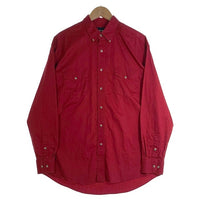 Wrangler ラングラー Painted Desert Basic Western Shirt 長袖 ボタンダウン ウエスタン シャツ バーガンディー Size XL 福生店