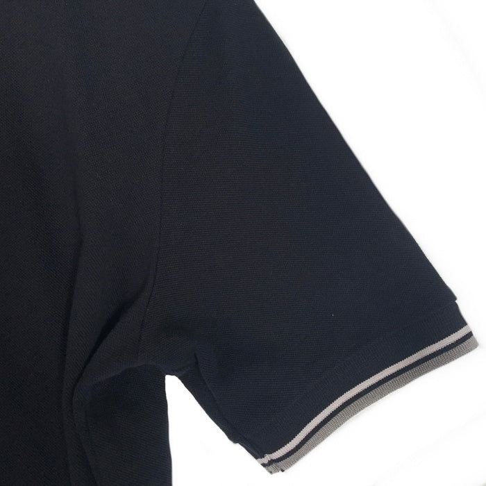 PRADA SPORT プラダスポーツ 鹿の子 ポロシャツ 半袖 ブラック コットン SJ887 2011 Size M 福生店
