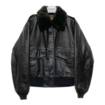 80-90's OAKTON オークトン G-1 Type レザージャケット リブ EMAR USA製 ブラウン Size 44-R 瑞穂店