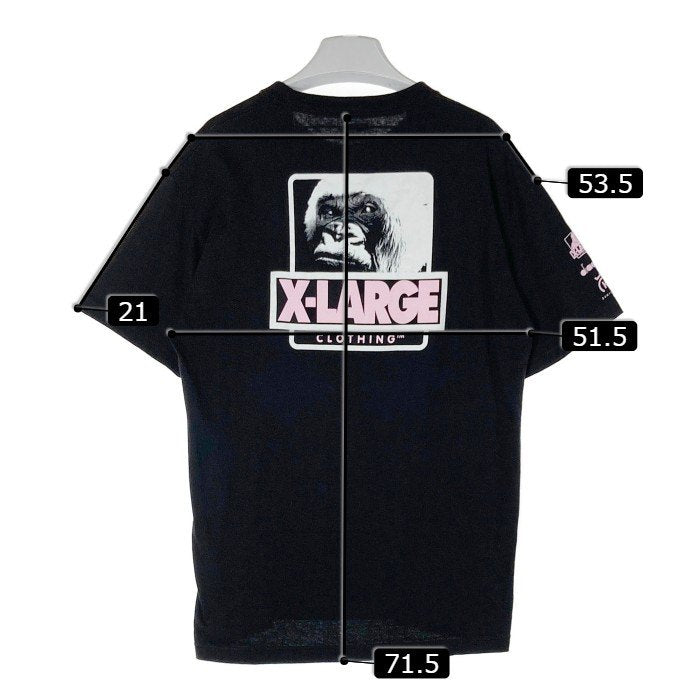 XLARGE エクストララージ ×24Kilates×Diadora コピート 25周年 Tシャツ ブラック sizeL 瑞穂店