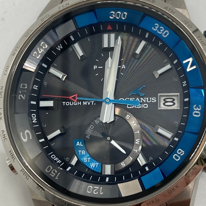 CASIO カシオ OCW-P1000-1A OCEANUS オシアナス CACHALOT カシャロ 腕時計 電波ソーラー タフソーラー クロノグラフ チタン ブラック 瑞穂店