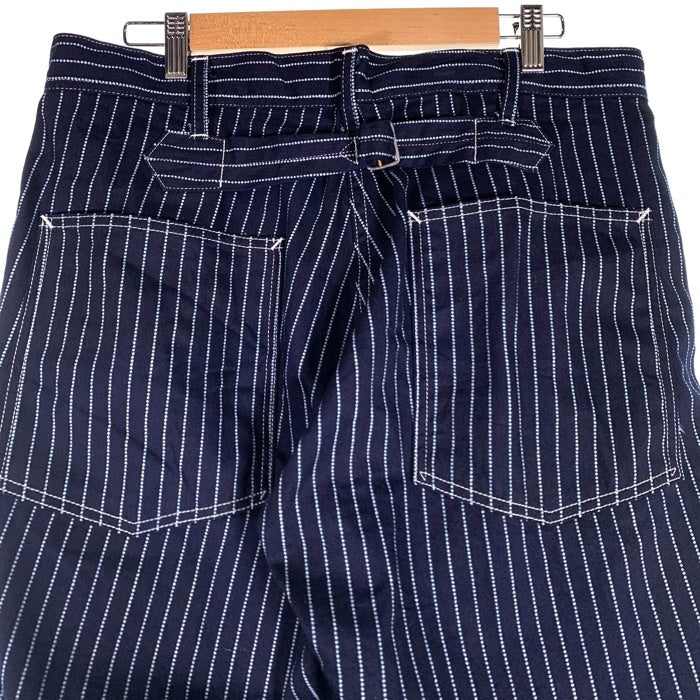 SUGAR CANE シュガーケーン 9oz ウォバッシュストライプ エンジニアパンツ ワーク ネイビー SC40786 Size 34×32 福生店