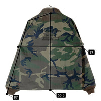 WTAPS ダブルタップス  162LTDT-JKM04 WINDBREAKER 02 コットン コーチジャケット 迷彩 カーキ sizeM 瑞穂店