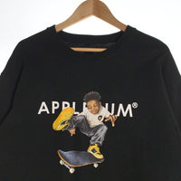 APPLEBUM アップルバム Shaolin SB Boy T-Shirt イラストロゴプリント Tシャツ ブラック Size XXL 福生店