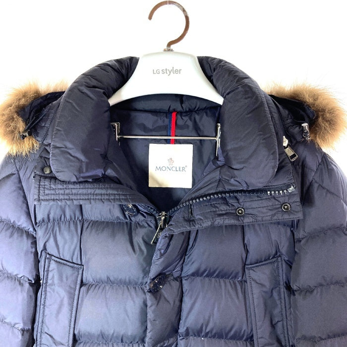 MONCLER モンクレール H20911B52502 CLUNY GIUBBOTTO ダウンジャケット ネイビー size2 瑞穂店