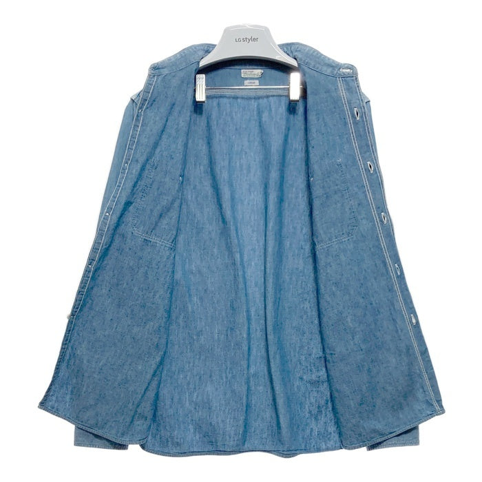 WAREHOUSE ウエアハウス Duck Digger ダックディガー LOOSE FIT シャンブレーワークシャツ ライトブルー Size 36 瑞穂店