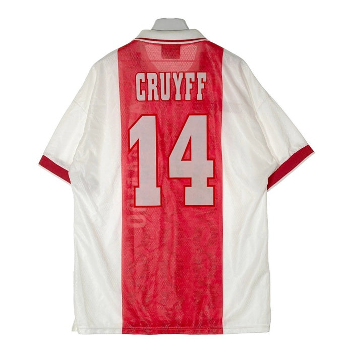 UMBRO アンブロ AJAX No14 CRUYFF 半袖ユニホーム ホワイト×レッド size2 瑞穂店