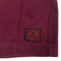 Evisu エヴィス 前V MANIAC プリントTシャツ パープル Size S 福生店