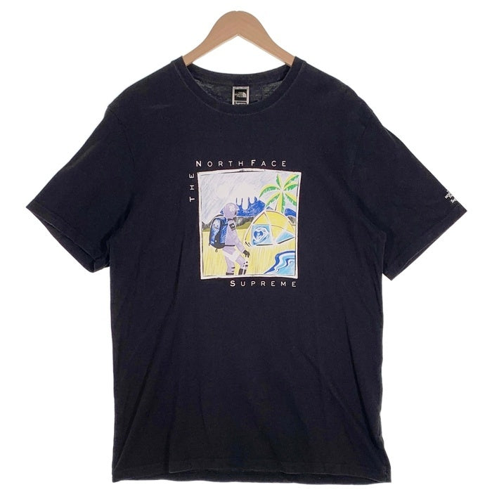 SUPREME シュプリーム 22SS THE NORTH FACE ノースフェイス Sketch S/S Top スケッチ プリントTシャツ ブラック NT02203I Size US M 福生店