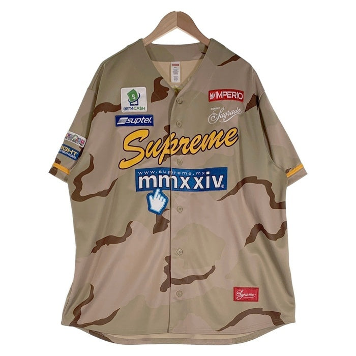 SUPREME シュプリーム 24SS Chosen One Baseball Jersey チョーズンワン ベースボールジャージ シャツ デザートカモ ベージュ Size XXL 福生店